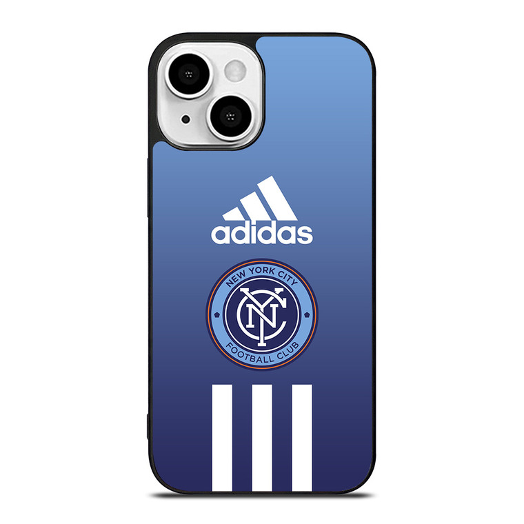 NEW YORK CITY FC ADIDAS STRIPES iPhone 13 Mini Case Cover