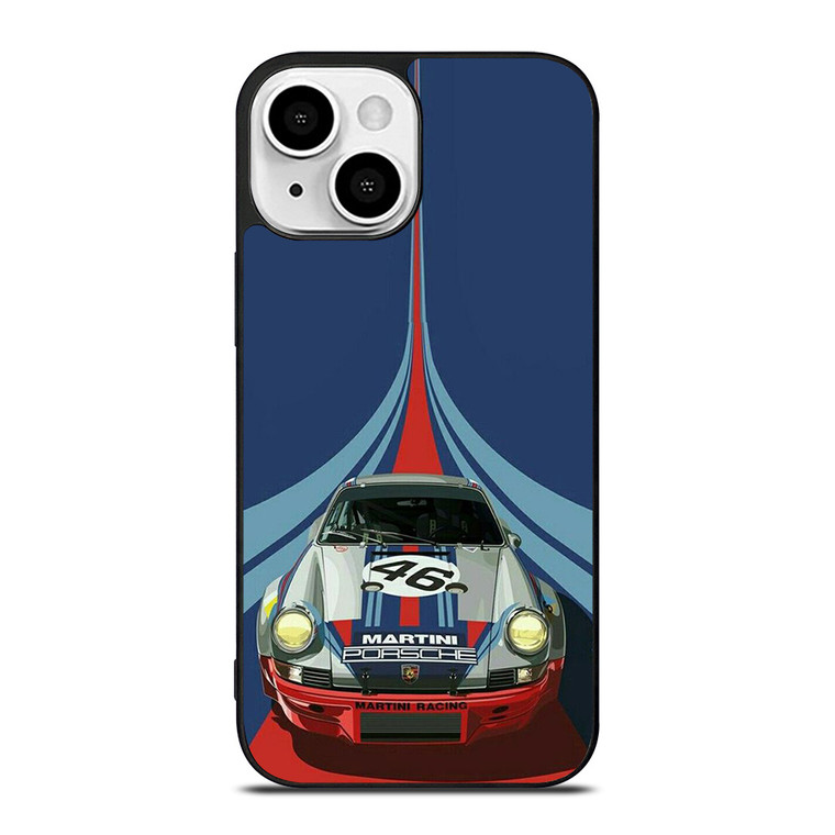 PORSCHE MARTINI RACING CAR LOGO 46 iPhone 13 Mini Case Cover