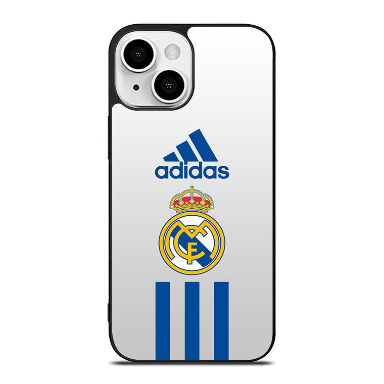 REAL MADRID CF ADIDAS STRIPES iPhone 13 Mini Case Cover