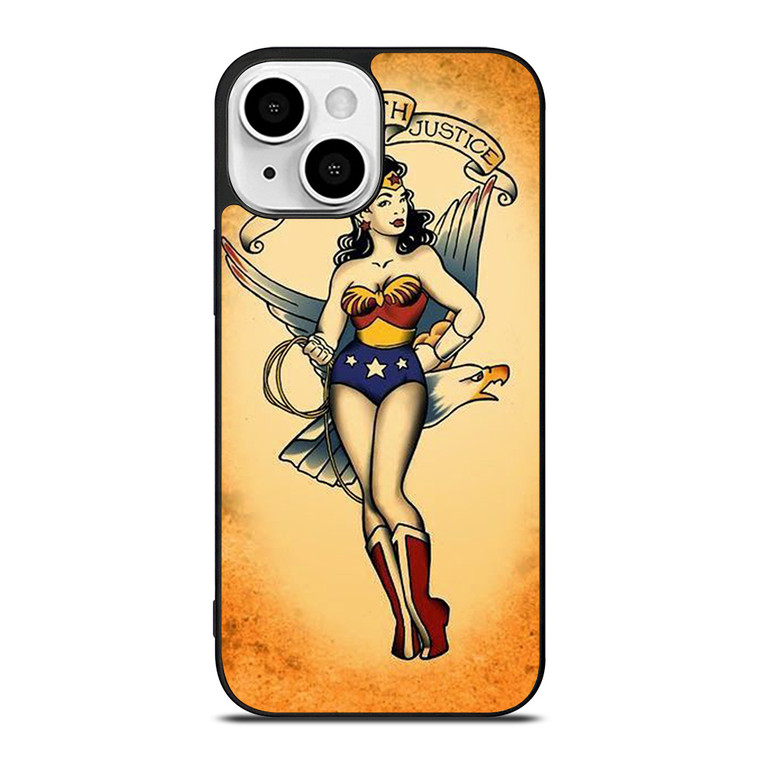 SAILOR JERRY TATTOO WONDER WOMAN iPhone 13 Mini Case Cover