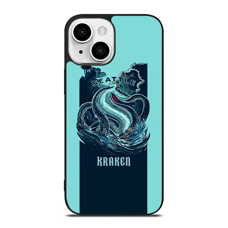 SEATTLE KRAKEN LOGO HOCKEY ICON iPhone 13 Mini Case Cover