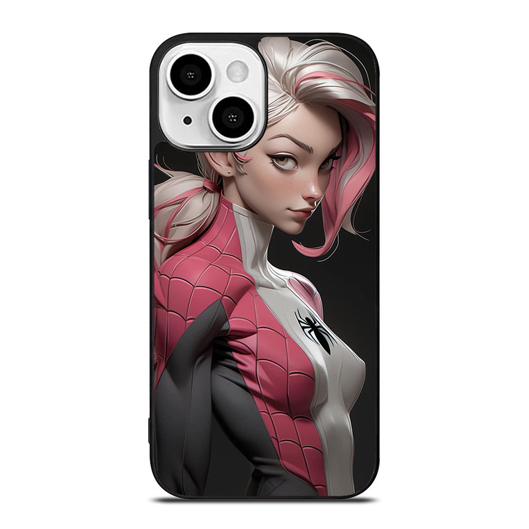 SEXY SPIDER GIRL MARVEL COMICS CARTOON iPhone 13 Mini Case Cover