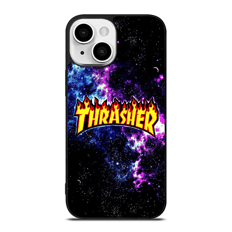 THRASHER LOGO NEBULA iPhone 13 Mini Case Cover