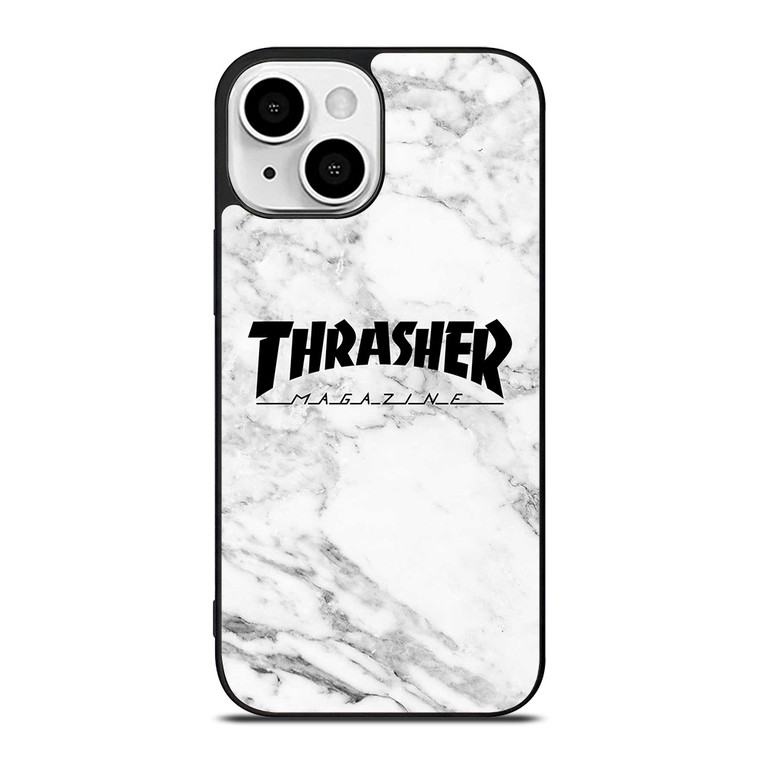THRASHER SKATEBOARD MAGAZINE LOGO MARBLE iPhone 13 Mini Case Cover