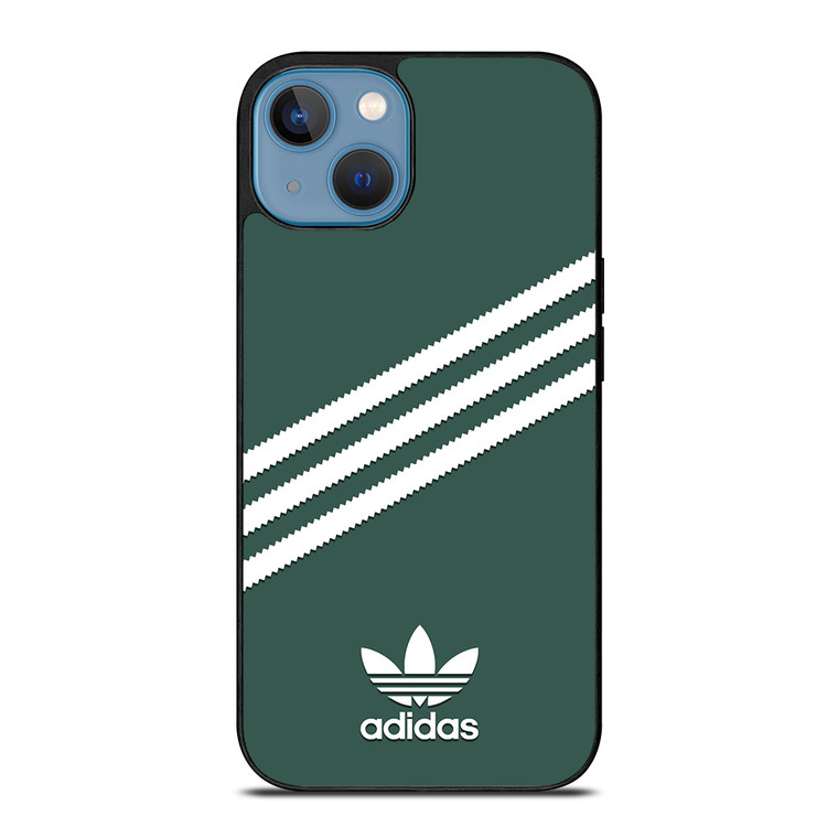 ADIDAS ORIGINALS STRIPES GREEN iPhone 13 Case Cover