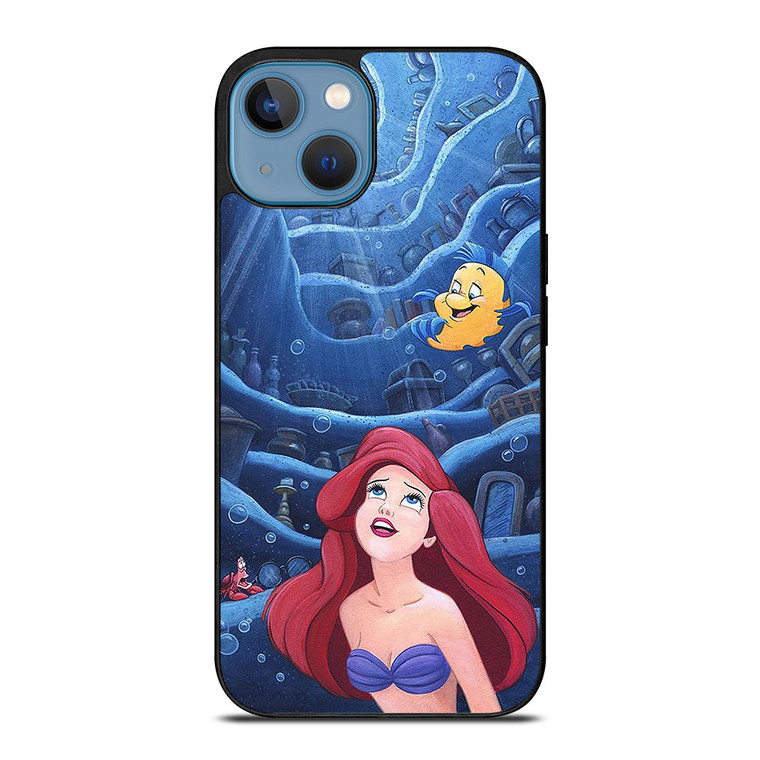 ARIEL THE LITTLE MERMAID CLASSIC DISNEY CARTOON iPhone 13 Case Cover