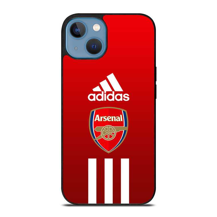 ARSENAL FC ADIDAS STRIPES iPhone 13 Case Cover