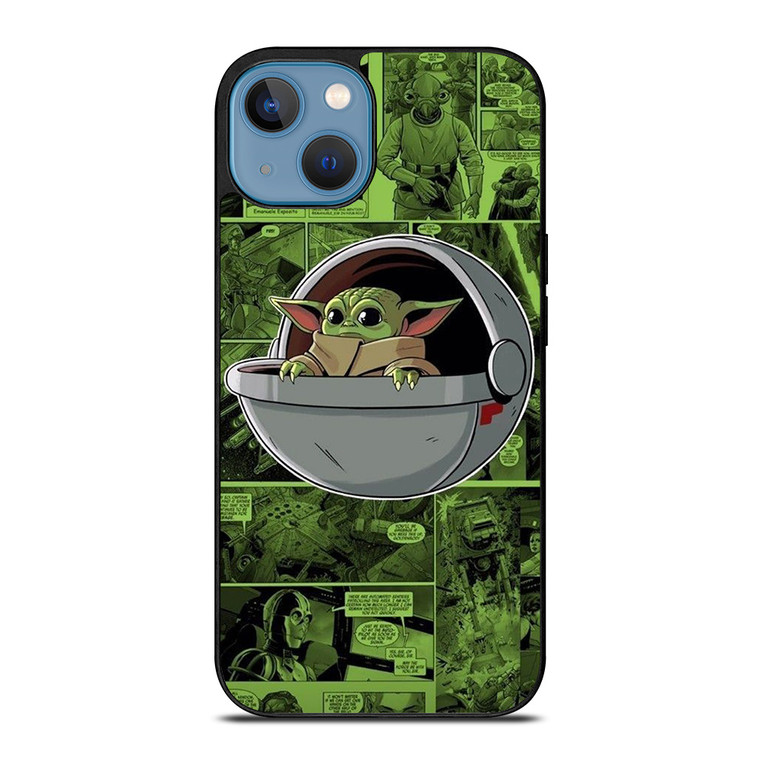 BABY YODA STAR WARS COMICS iPhone 13 Case Cover