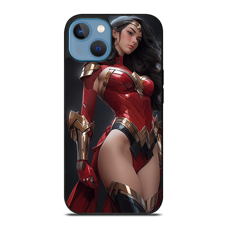 BEAUTIFUL SUPERHERO WONDER WOMAN DC COMIC iPhone 13 Case Cover