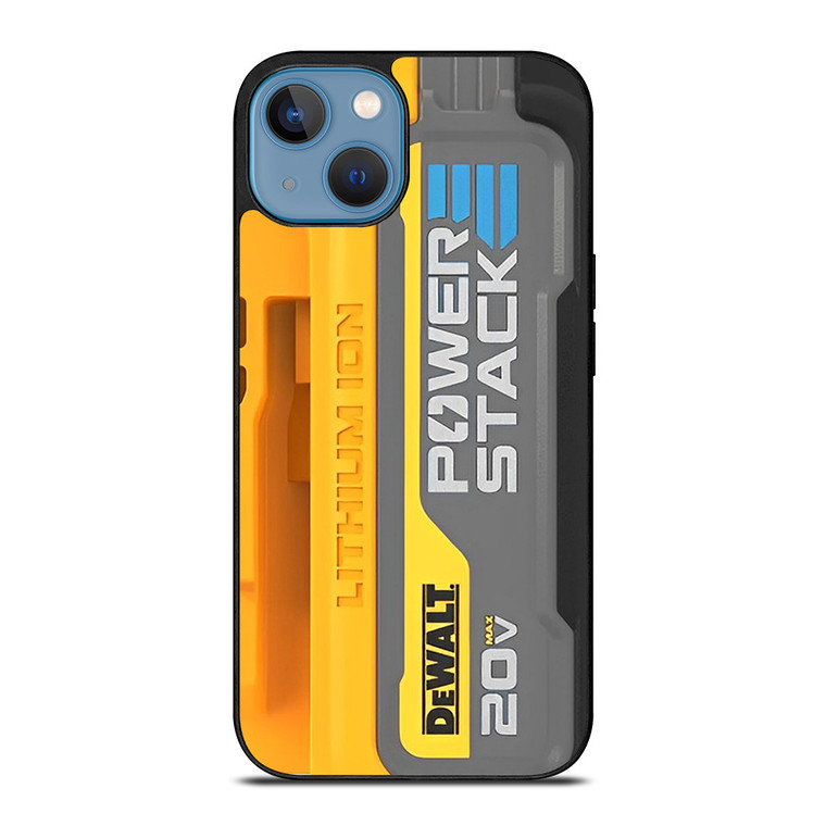 DEWALT LOGO LITHIUM ION BATTERY 20 V ICON iPhone 13 Case Cover