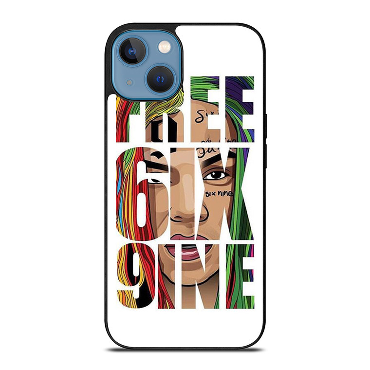 FREE 6IX9INE 69 SIXNINE CARTOON RAPPER iPhone 13 Case Cover