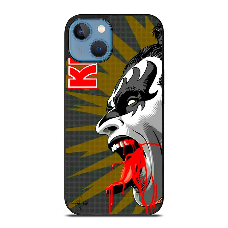 GENE SIMMONS KISS BAND ART iPhone 13 Case Cover