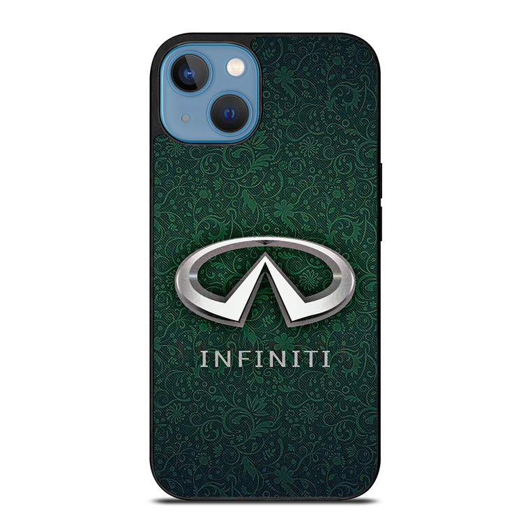 INFINITI CAR LOGO GREEN PATTERN iPhone 13 Case Cover