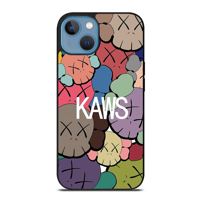 KAWS ICON FASHION FACES iPhone 13 Case Cover