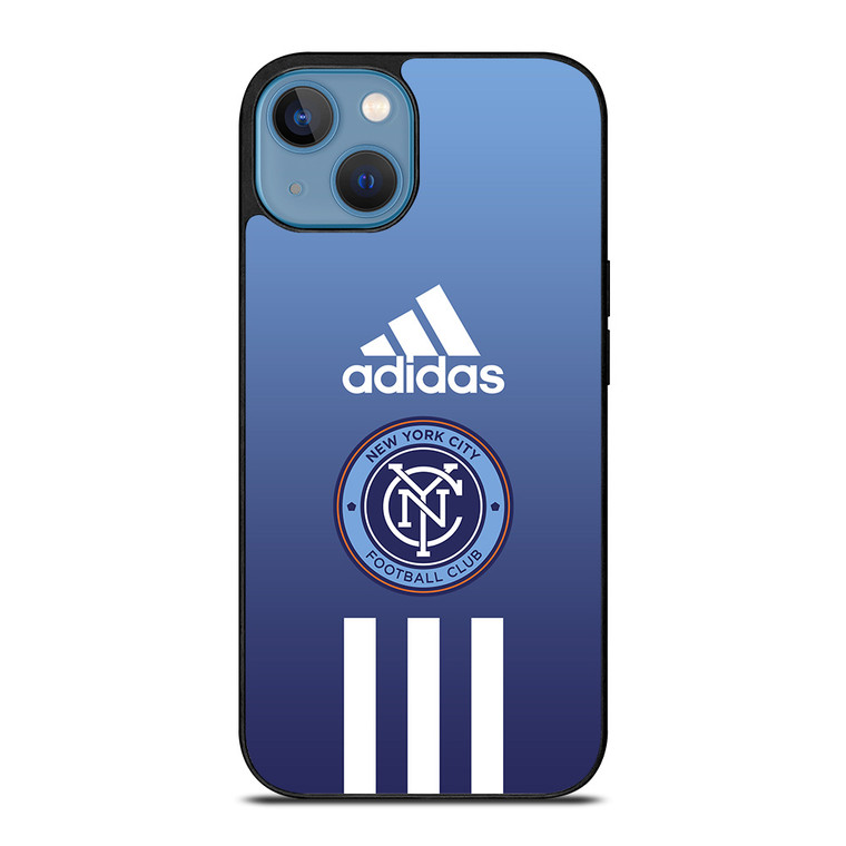 NEW YORK CITY FC ADIDAS STRIPES iPhone 13 Case Cover