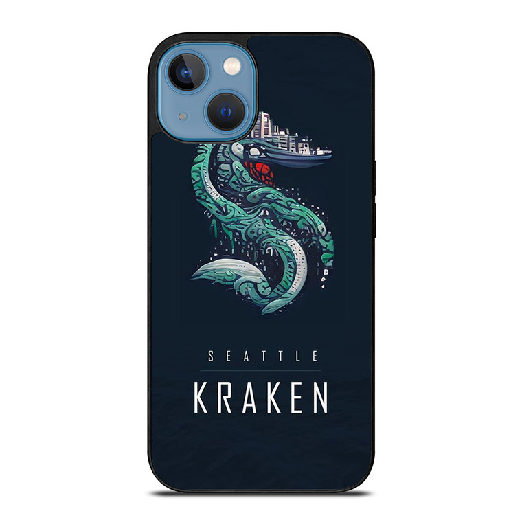 SEATTLE KRAKEN HOCKEY TEAM LOGO iPhone 13 Case Cover