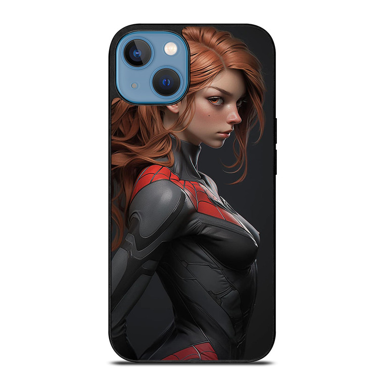 SEXY CARTOON SPIDER GIRL MARVEL COMICS iPhone 13 Case Cover