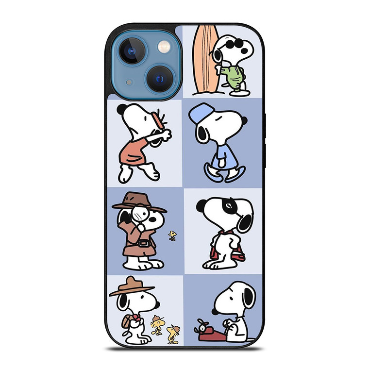 SNOOPY THE PEANUTS CHARLIE BROWN CARTOON iPhone 13 Case Cover