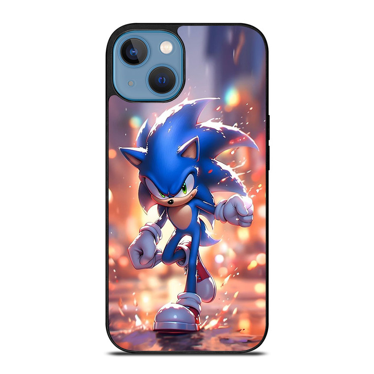 SONIC THE HEDGEHOG ANIMATION RUNNING iPhone 13 Case Cover