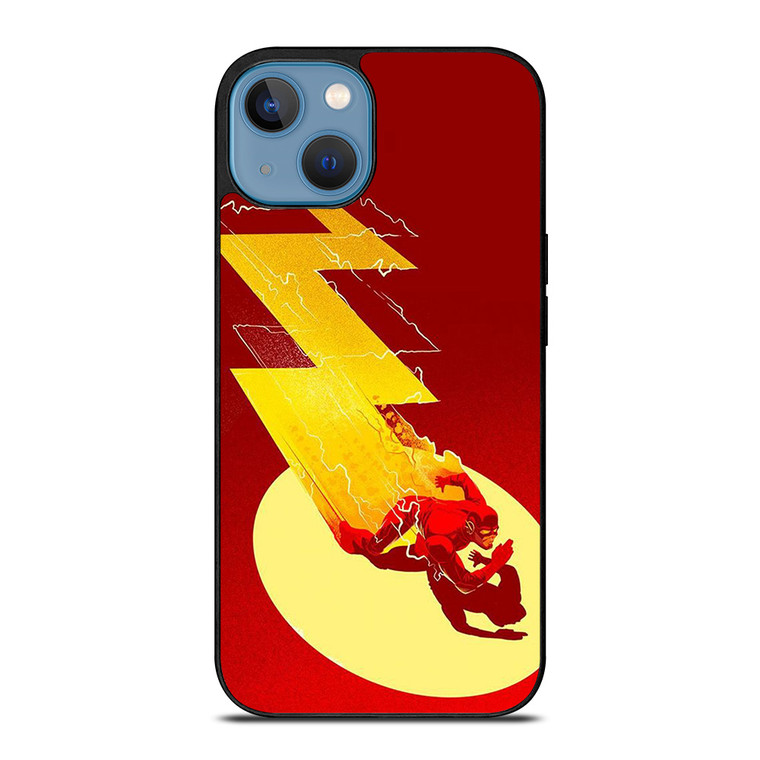 THE FLASH LOGO ART CARTOON iPhone 13 Case Cover