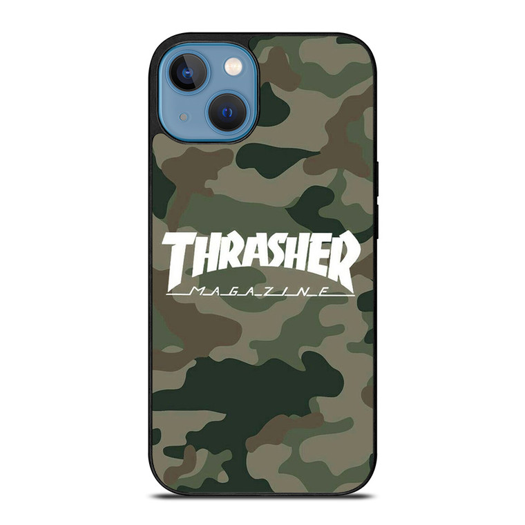 THRASHER SKATEBOARD MAGAZINE CAMO iPhone 13 Case Cover