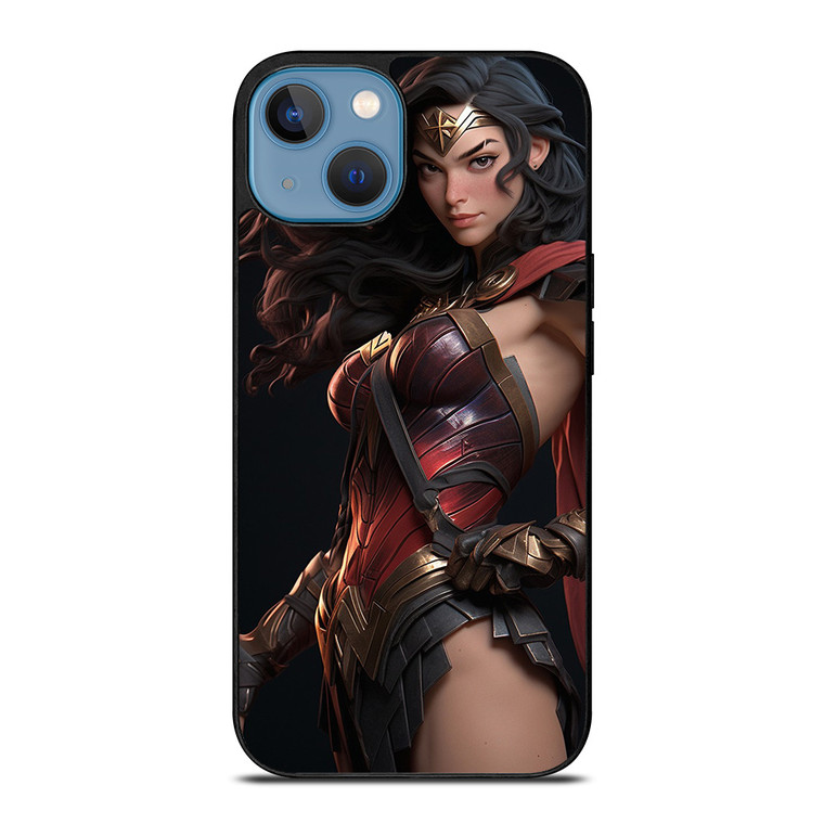 WONDER WOMAN DC COMIC BEAUTIFUL SUPERHERO iPhone 13 Case Cover