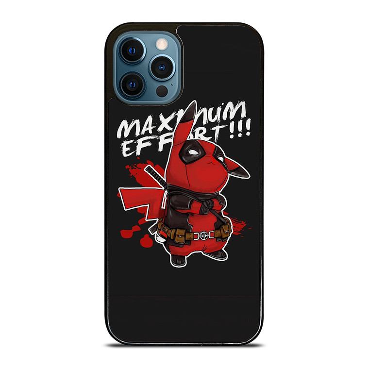 DEADPOOL POKEMON PIKACHU ART iPhone 12 Pro Max Case Cover