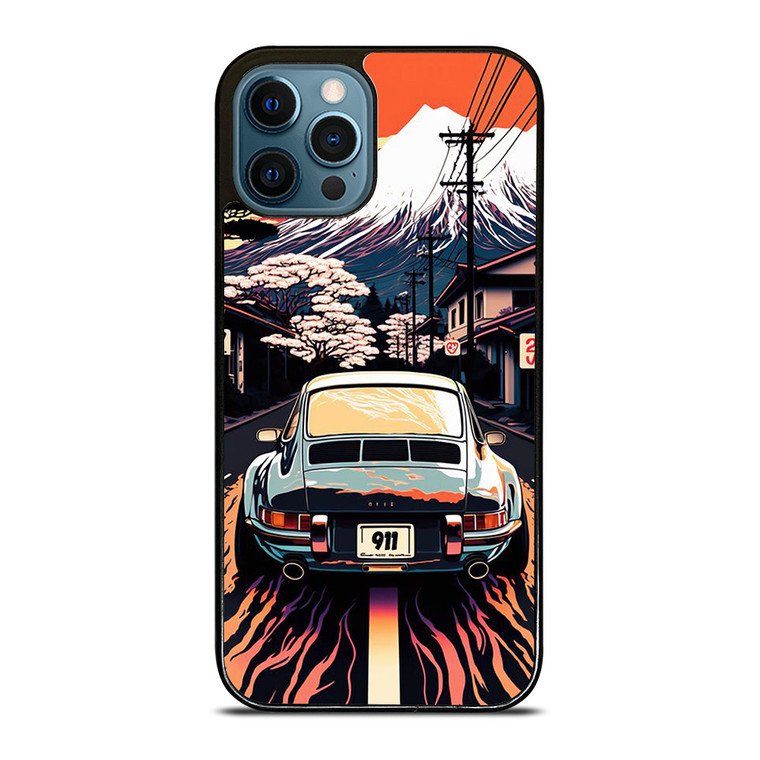 PORSCHE CAR 911 RACING CAR PAINTING iPhone 12 Pro Max Case Cover