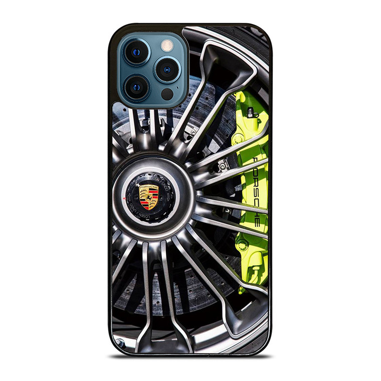 PORSCHE CAR ICON WHEEL LOGO iPhone 12 Pro Max Case Cover