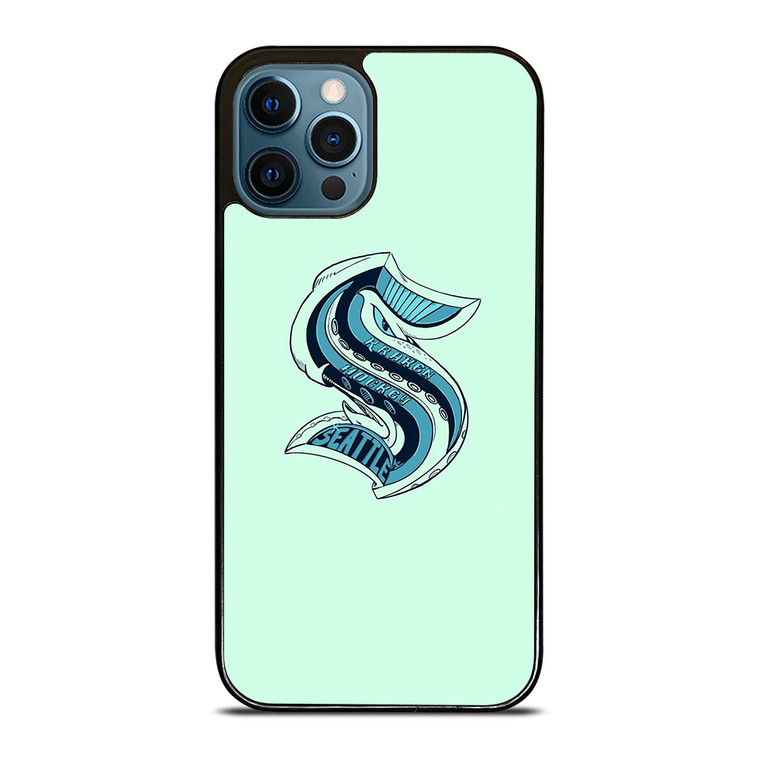 SEATTLE KRAKEN LOGO HOCKEY TEAM iPhone 12 Pro Max Case Cover