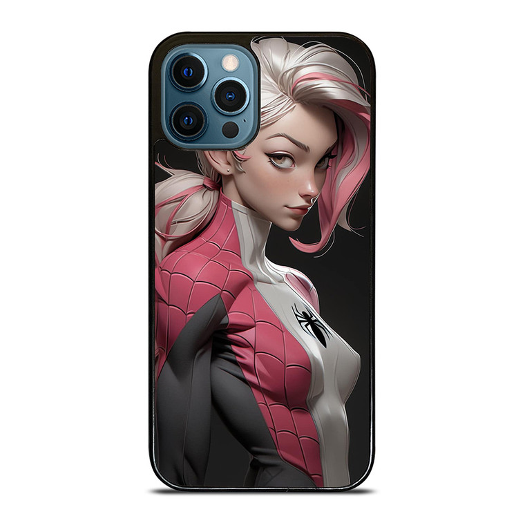 SEXY SPIDER GIRL MARVEL COMICS CARTOON iPhone 12 Pro Max Case Cover