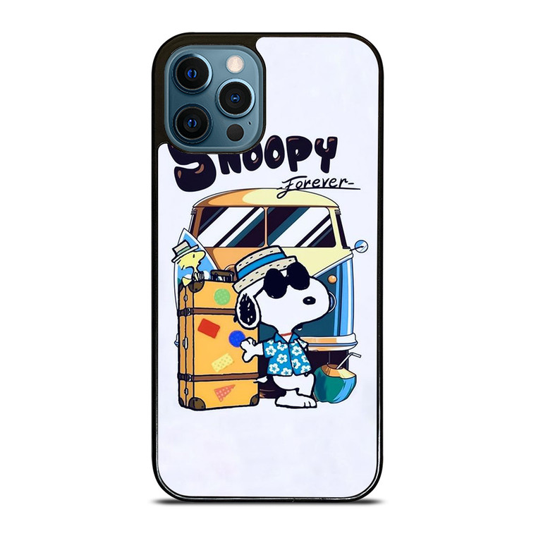 SNOOPY THE PEANUTS CHARLIE BROWN CARTOON FOREVER iPhone 12 Pro Max Case Cover