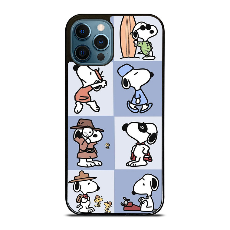 SNOOPY THE PEANUTS CHARLIE BROWN CARTOON iPhone 12 Pro Max Case Cover