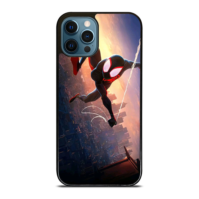 SPIDERMAN MILES MORALES ACROSS SPIDER-VERSE SWING iPhone 12 Pro Max Case Cover