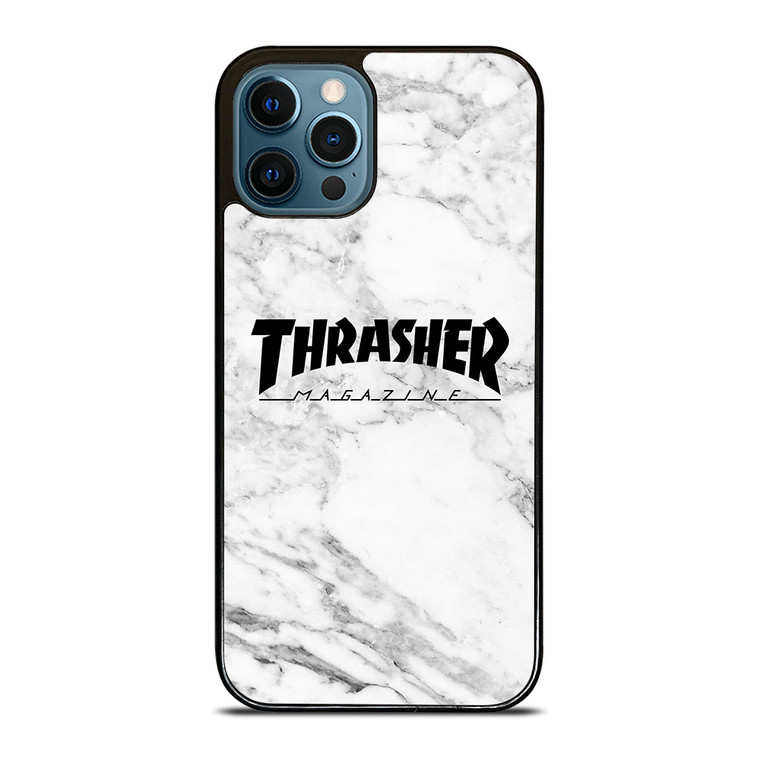 THRASHER SKATEBOARD MAGAZINE LOGO MARBLE iPhone 12 Pro Max Case Cover
