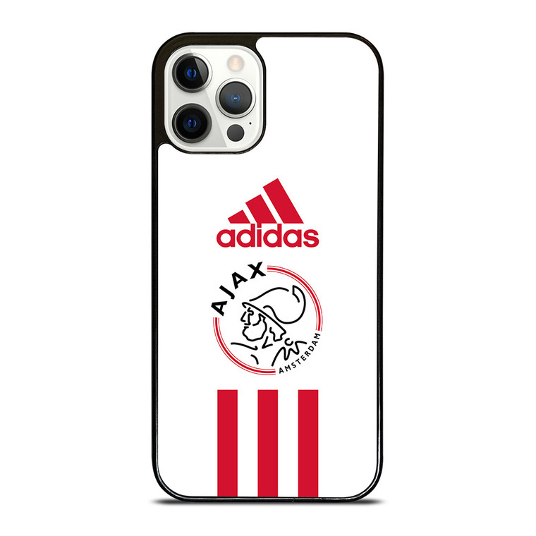 AJAX AMSTERDAM FC ADIDAS STRIPES iPhone 12 Pro Case Cover