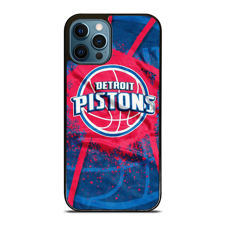 DETROIT PISTONS LOGO JERSEY iPhone 12 Pro Max Case Cover