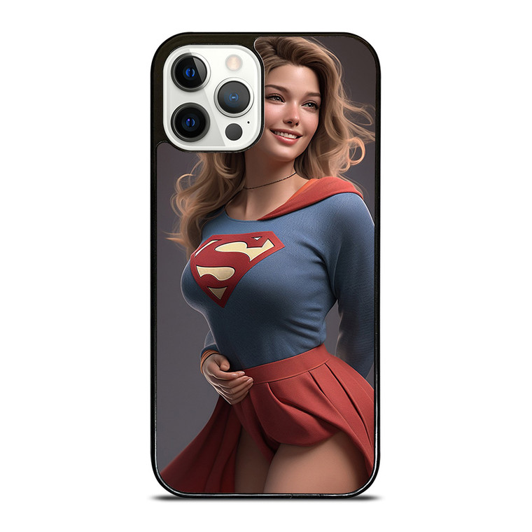 DC SUPERHERO SUPERGIRL SEXY iPhone 12 Pro Case Cover