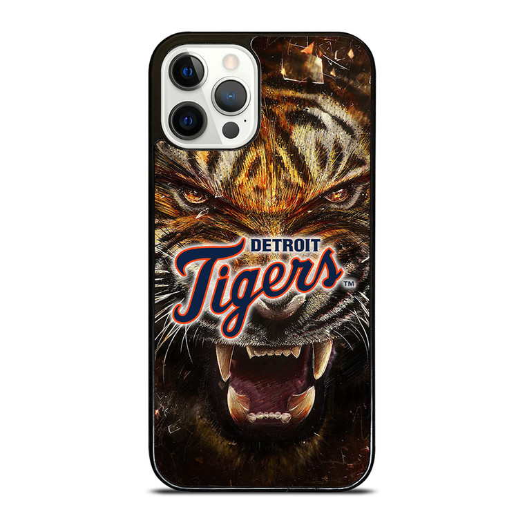 DETORIT TIGERS CLUB ICON BASEBALL TEAM MLB LOGO iPhone 12 Pro Case Cover