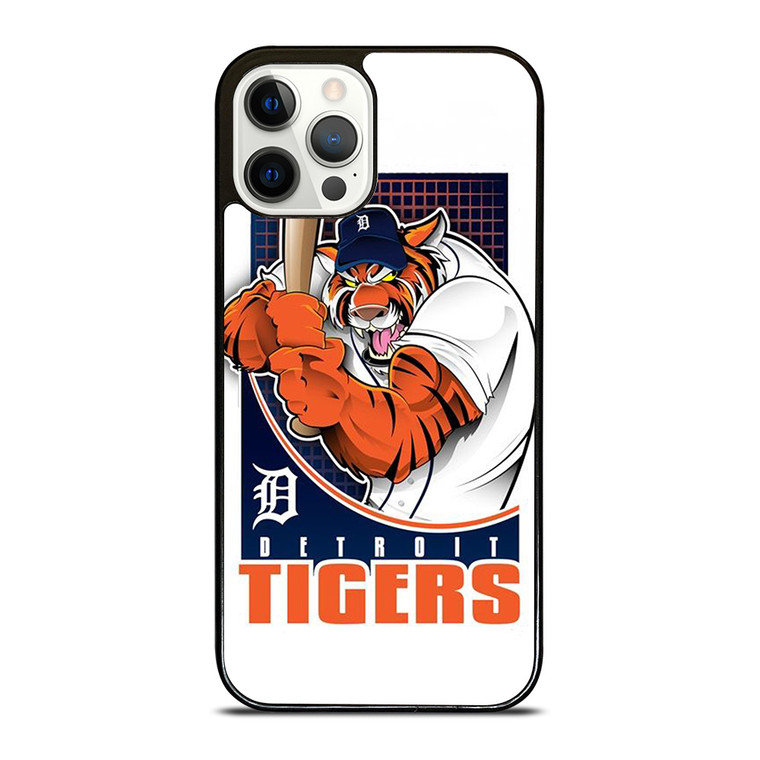 DETORIT TIGERS CLUB LOGO BASEBALL TEAM MLB ICON iPhone 12 Pro Case Cover
