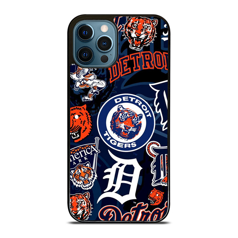 DETROIT TIGERS BASEBALL COLLAGE iPhone 12 Pro Max Case Cover