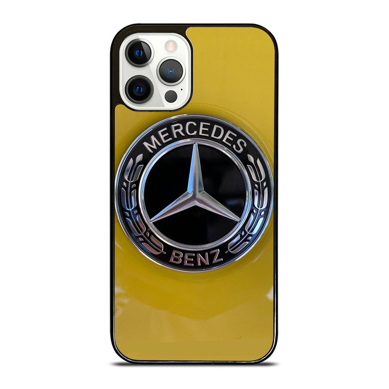 MERCEDES BENZ CAR LOGO YELLOW ICON iPhone 12 Pro Case Cover MERCEDES BENZ CAR LOGO YELLOW ICON iPhone 12 Pro Case Cover
