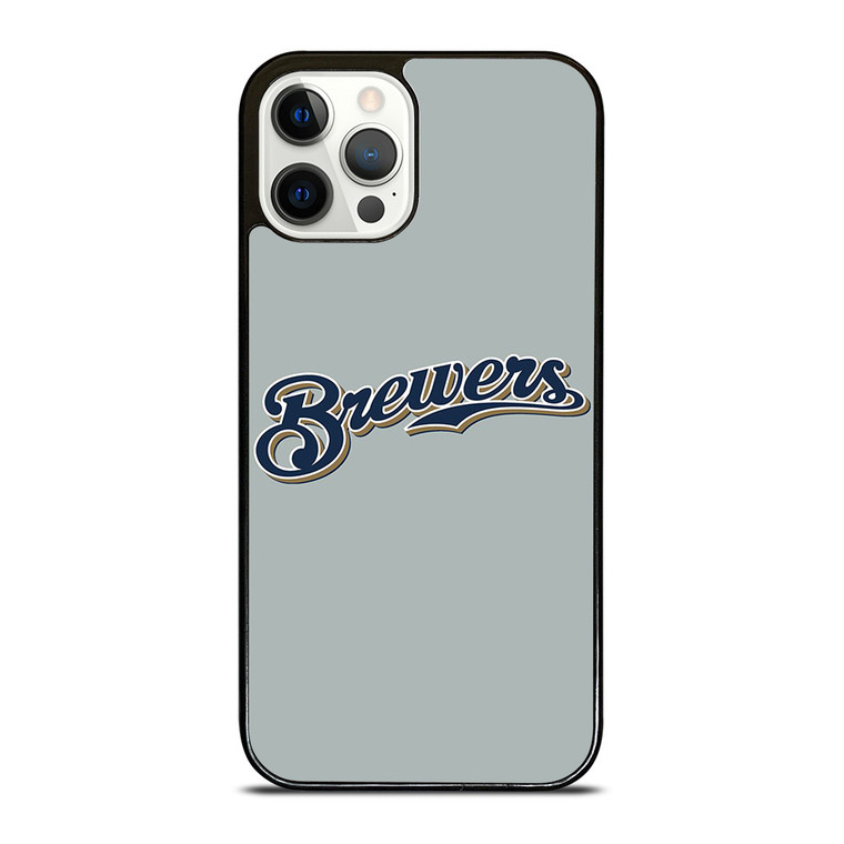 MILWAUKEE BREWERS LOGO BASEBALL TEAM iPhone 12 Pro Case Cover