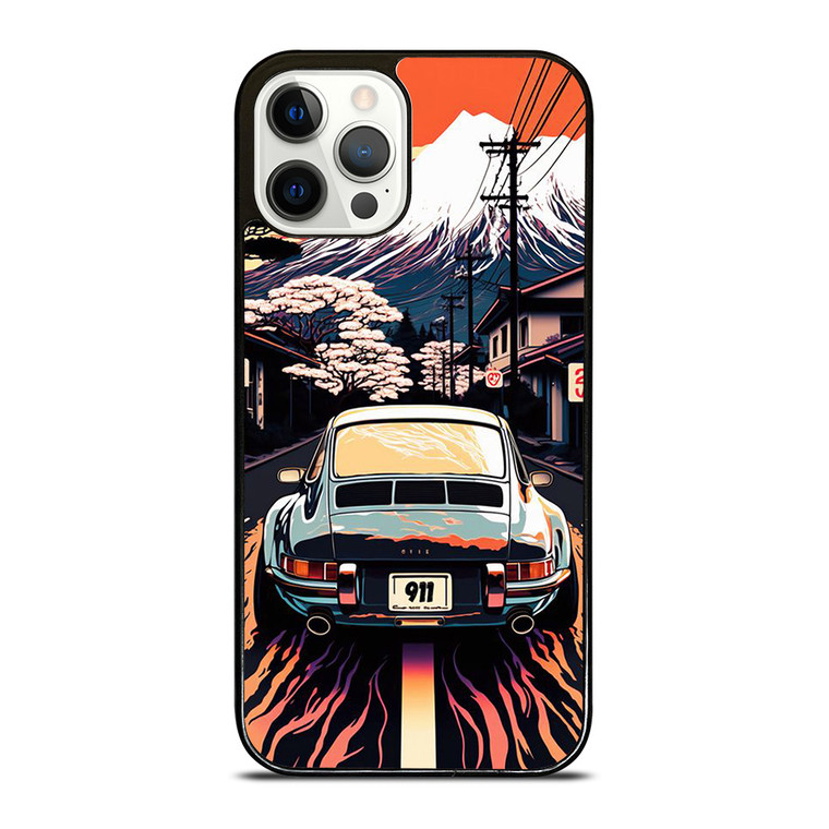PORSCHE CAR 911 RACING CAR PAINTING iPhone 12 Pro Case Cover
