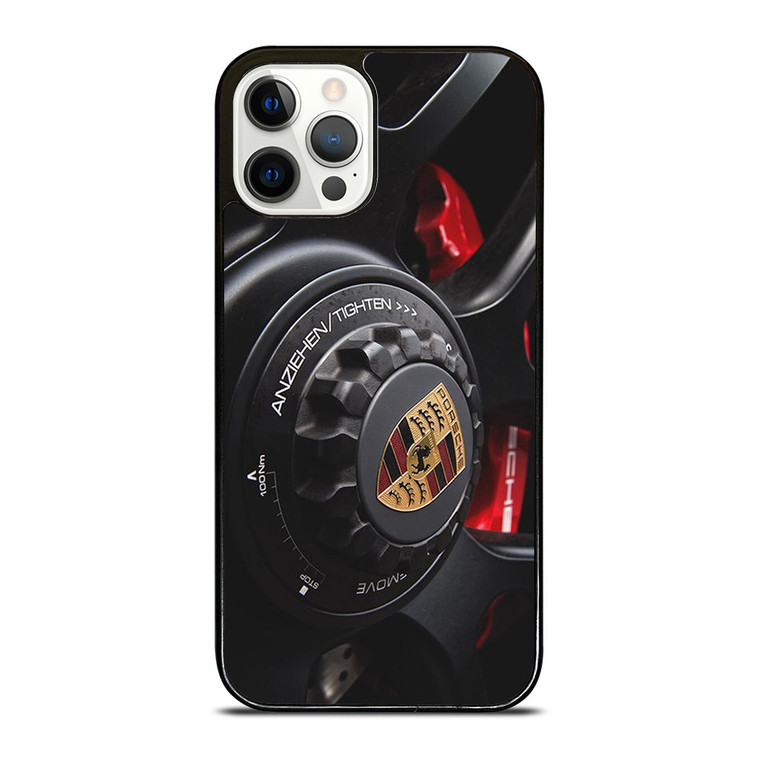 PORSCHE CAR LOGO WHEEL ICON iPhone 12 Pro Case Cover