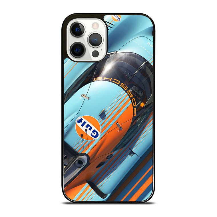PORSCHE GULF RACING CAR LOGO iPhone 12 Pro Case Cover