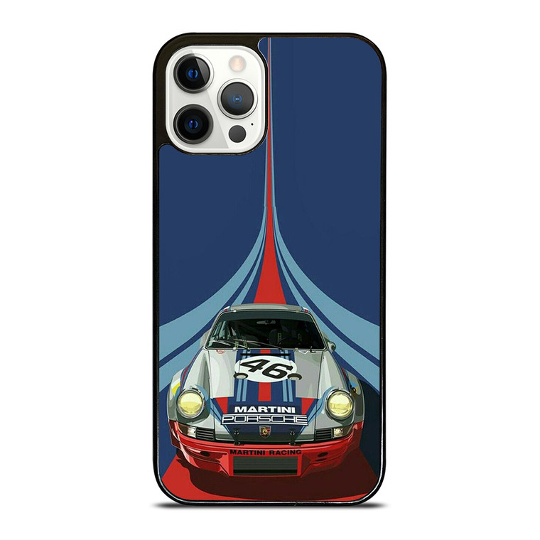 PORSCHE MARTINI RACING CAR LOGO 46 iPhone 12 Pro Case Cover