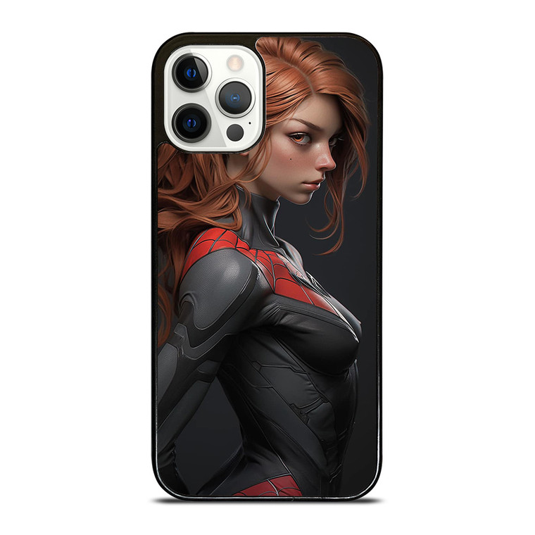 SEXY CARTOON SPIDER GIRL MARVEL COMICS iPhone 12 Pro Case Cover