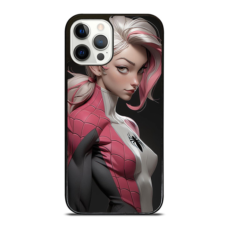SEXY SPIDER GIRL MARVEL COMICS CARTOON iPhone 12 Pro Case Cover