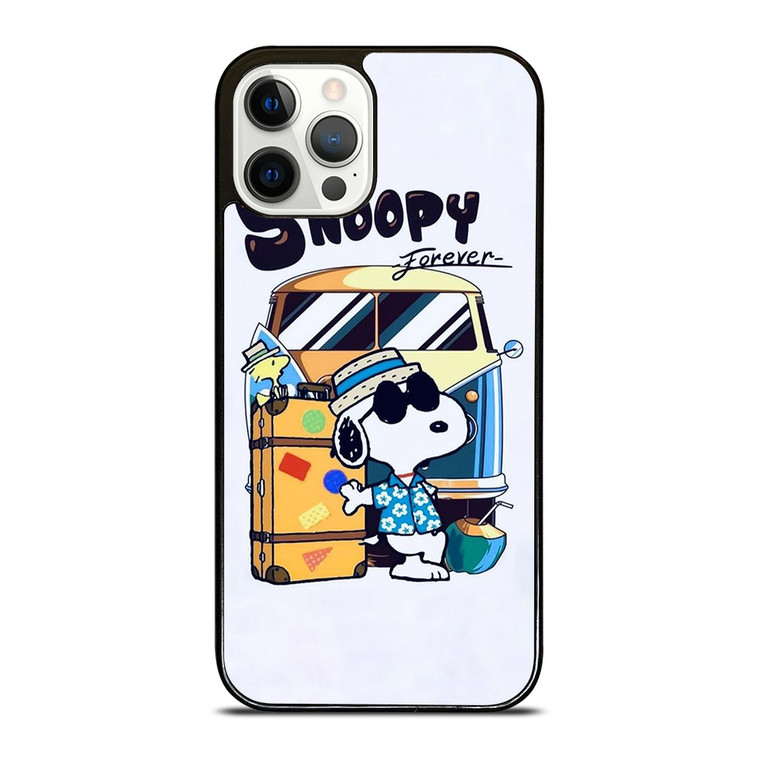 SNOOPY THE PEANUTS CHARLIE BROWN CARTOON FOREVER iPhone 12 Pro Case Cover